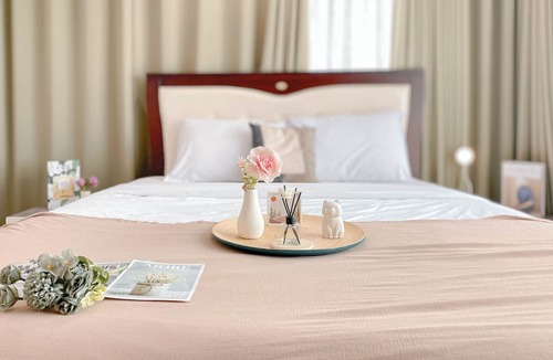 Pekayon Jaya Apartment | Spacious and Comfy 2BR Combined at Grand Kamala Lagoon Apartment