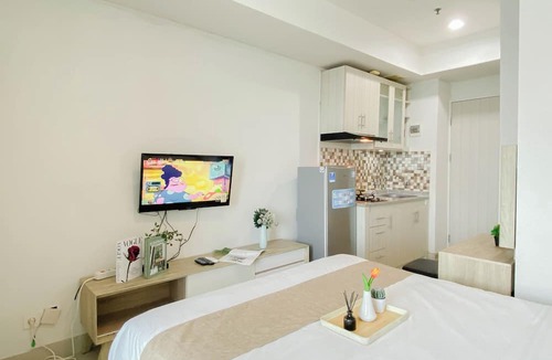 Pekayon Jaya Apartment | Practical And Restful Studio Room At Apartment Grand Kamala Lagoon