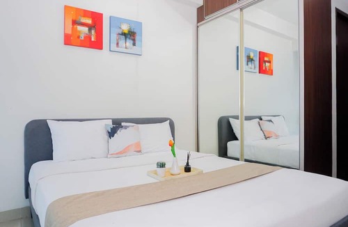 Bekasi Timur Apartment | Minimalist And Restful Studio Room At Apartment Grand Dhika City