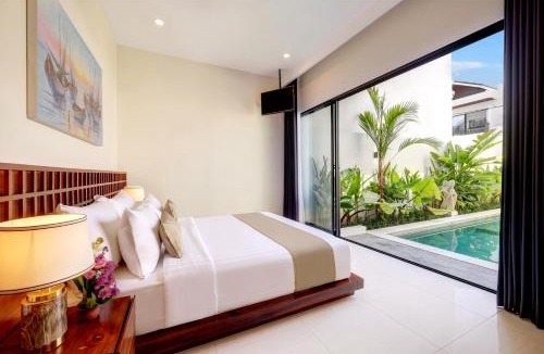 Kesiman Villa | BrandNew Beachside Modern Villa C, 3 Bedrooms for 8 Guests