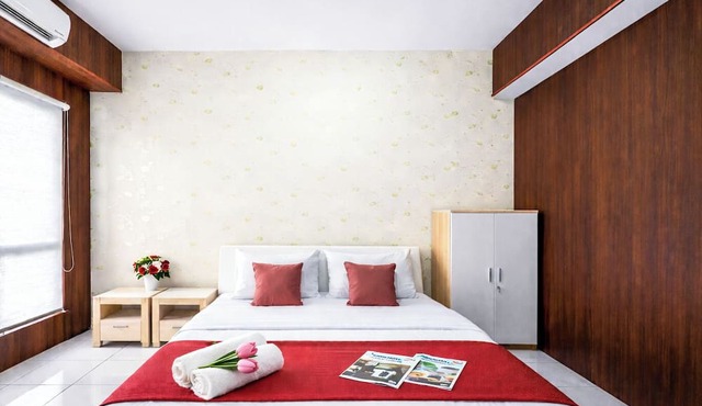 Wood Accents Studio At Tamansari Prospero Sidoarjo Apartment