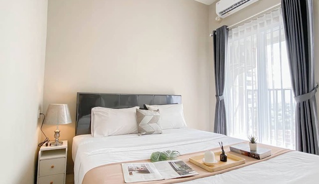 Soft Grey 1Br At Royal Sentul Park Apartment