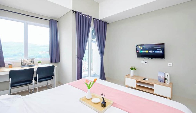 Restful Studio With City View At Royal Sentul Park Apartment