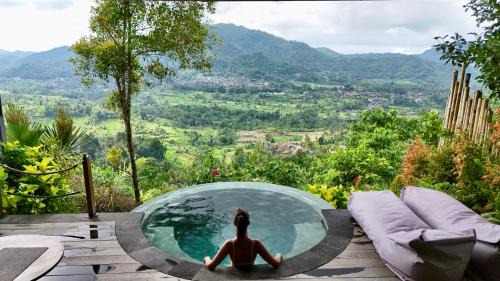 Villa Damai Rohani Private Pool Villas with Valley Views Adults Only in Sidemen