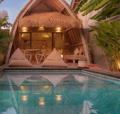 Private Pool Romantic Villa - Adults Only - VILLA PALMA - Gili Meno
